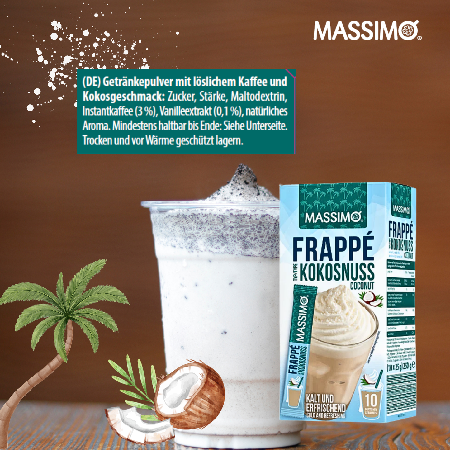 MASSIMO Frappé Kokosnuss 250g