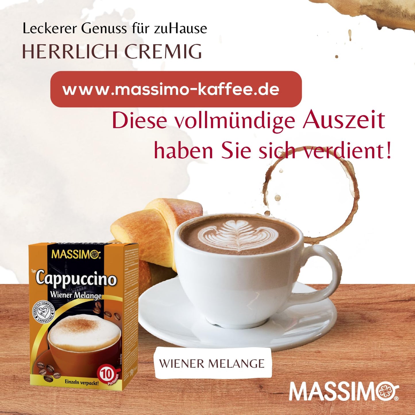 MASSIMO Cappuccino Wiener Melange 150g