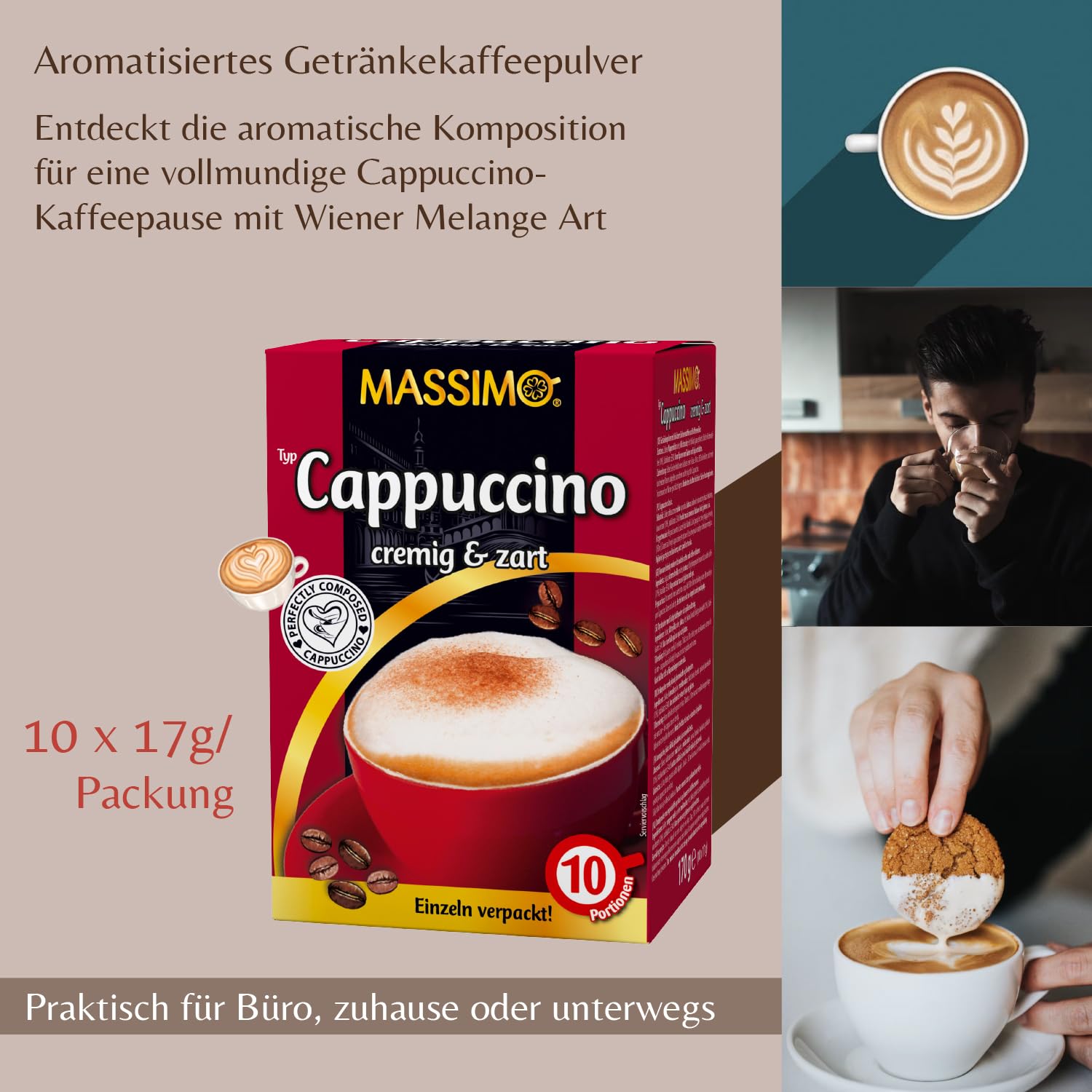MASSIMO Cappuccino Cremig & Zart 170g