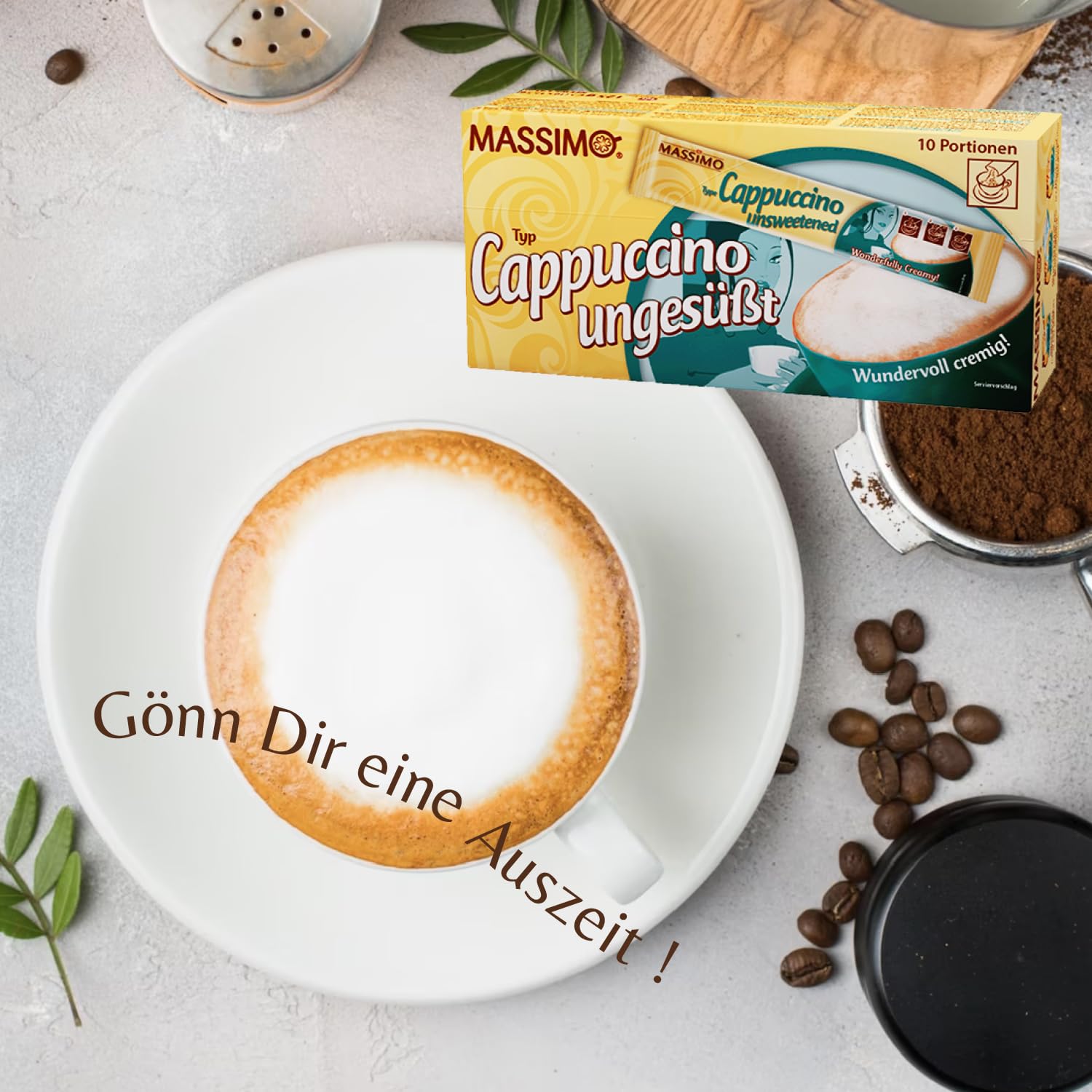 MASSIMO Cappuccino Ungesüßt 125g