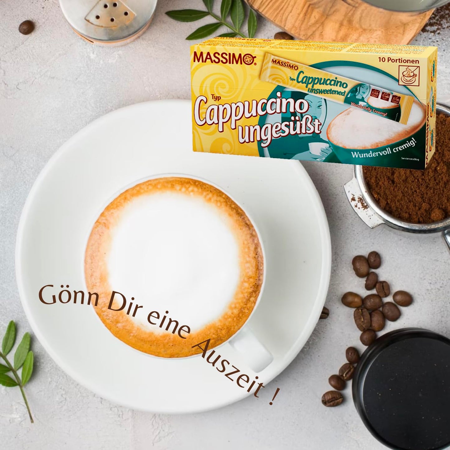 MASSIMO Cappuccino Ungesüßt 125g