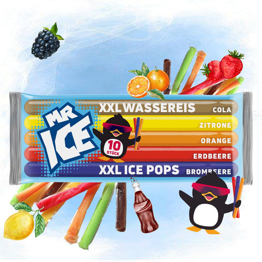 MR ICE Wassereis XXL 15 x 600ml (150 Sticks)