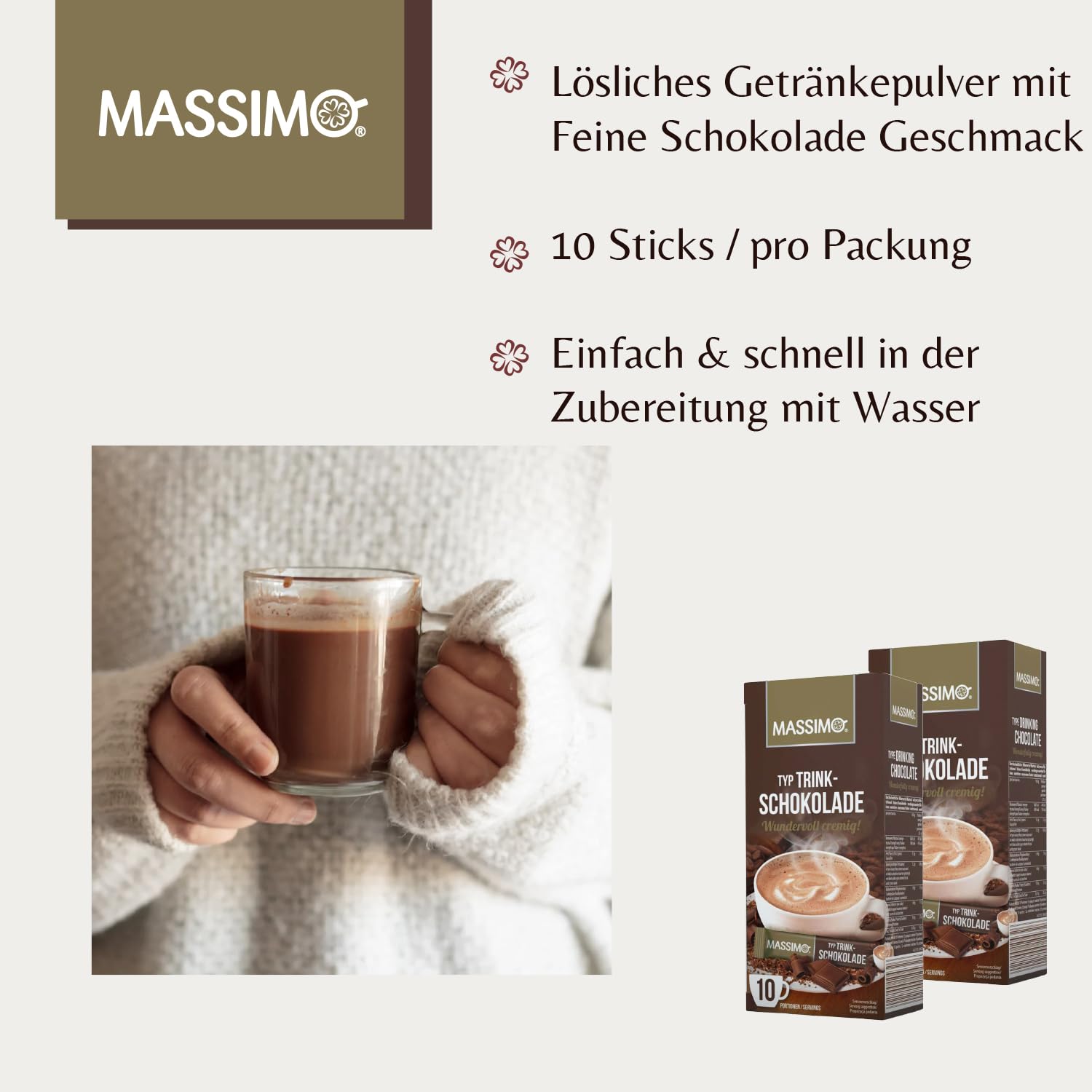 MASSIMO Feine Trinkschokolade 250g