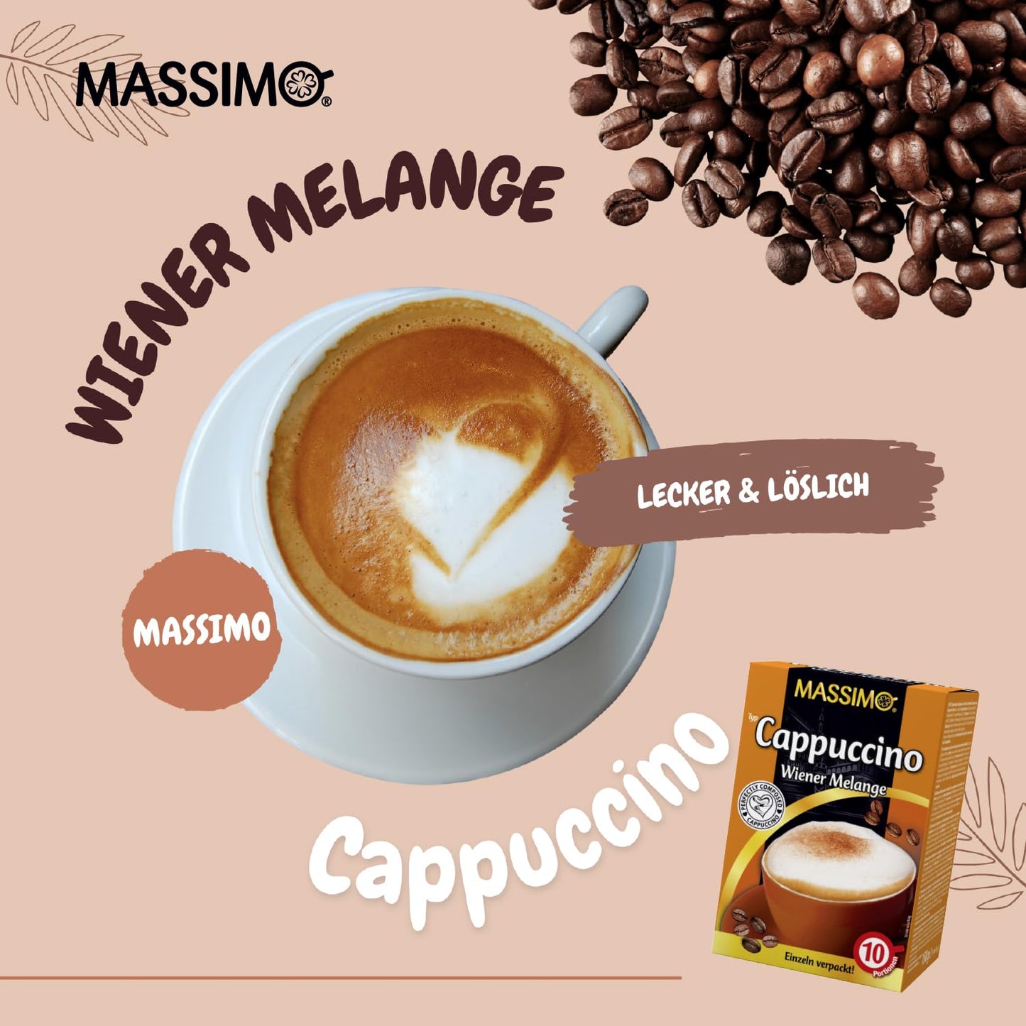 MASSIMO Cappuccino Wiener Melange 150g