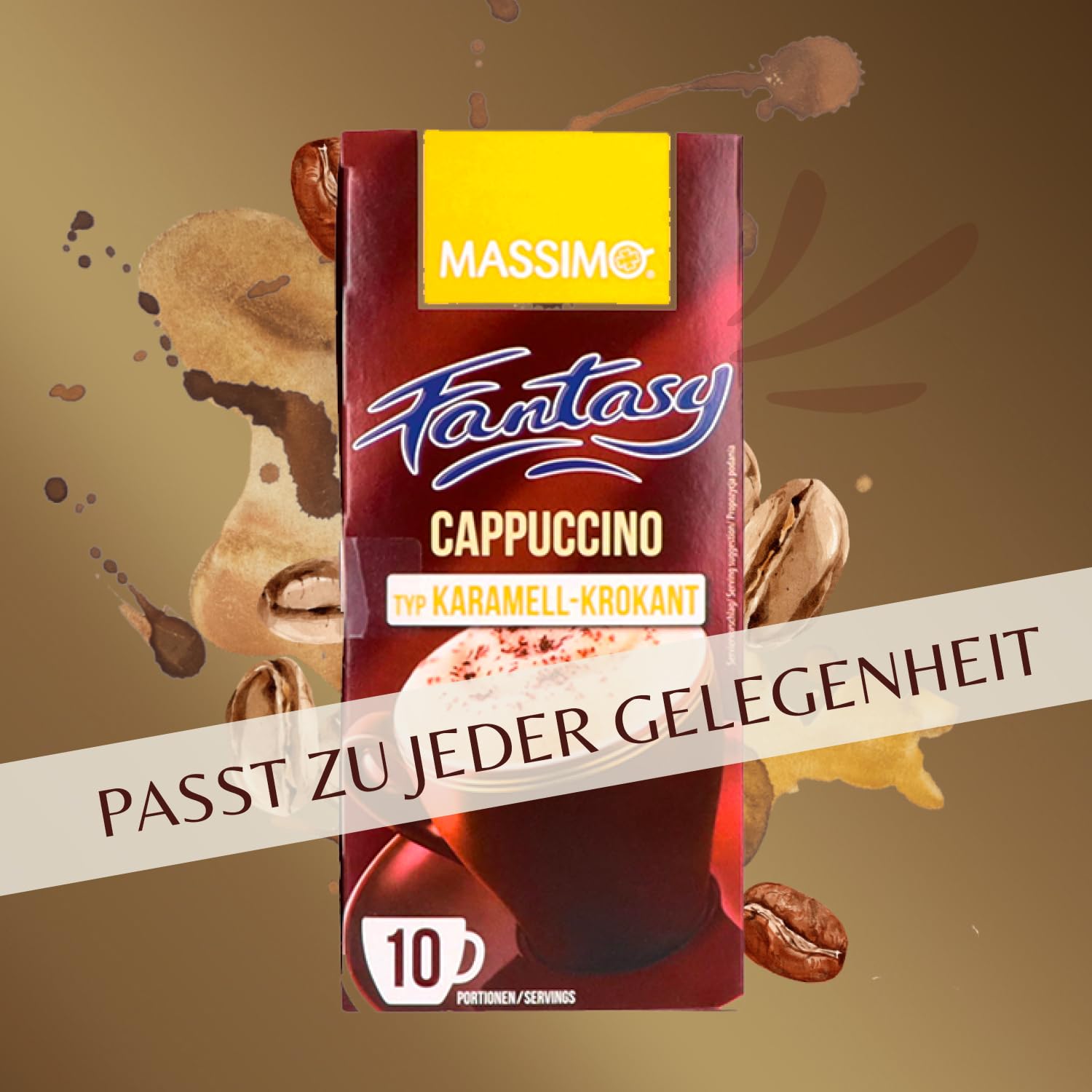 MASSIMO Cappuccino Karamell Krokant 125g