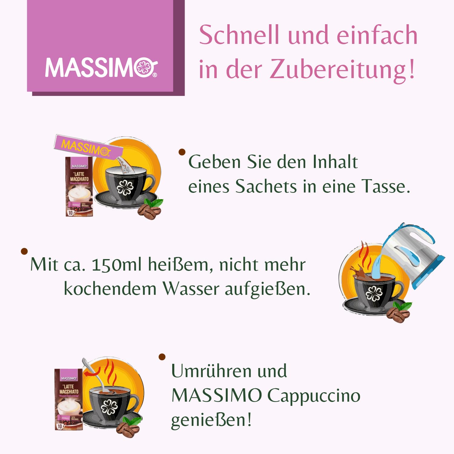 MASSIMO Latte Macchiato 125g