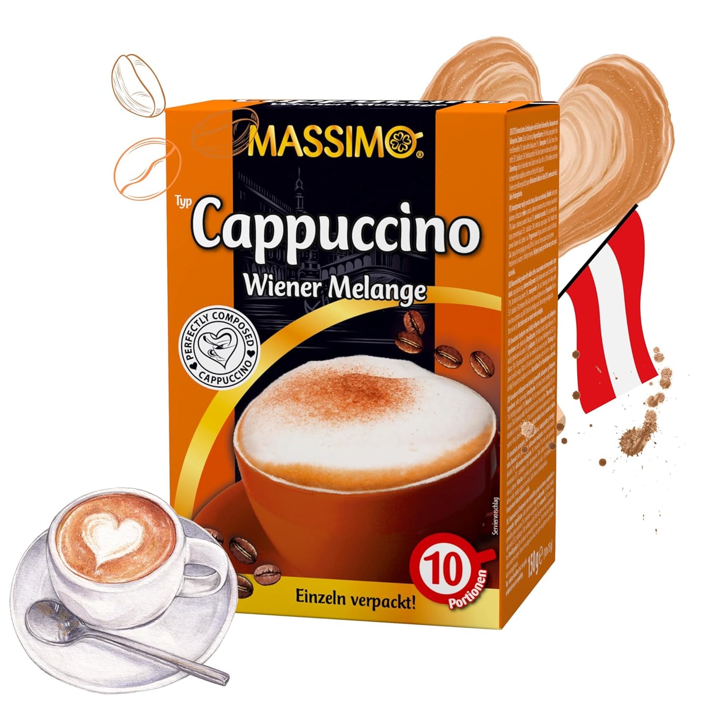 MASSIMO Cappuccino Wiener Melange 150g