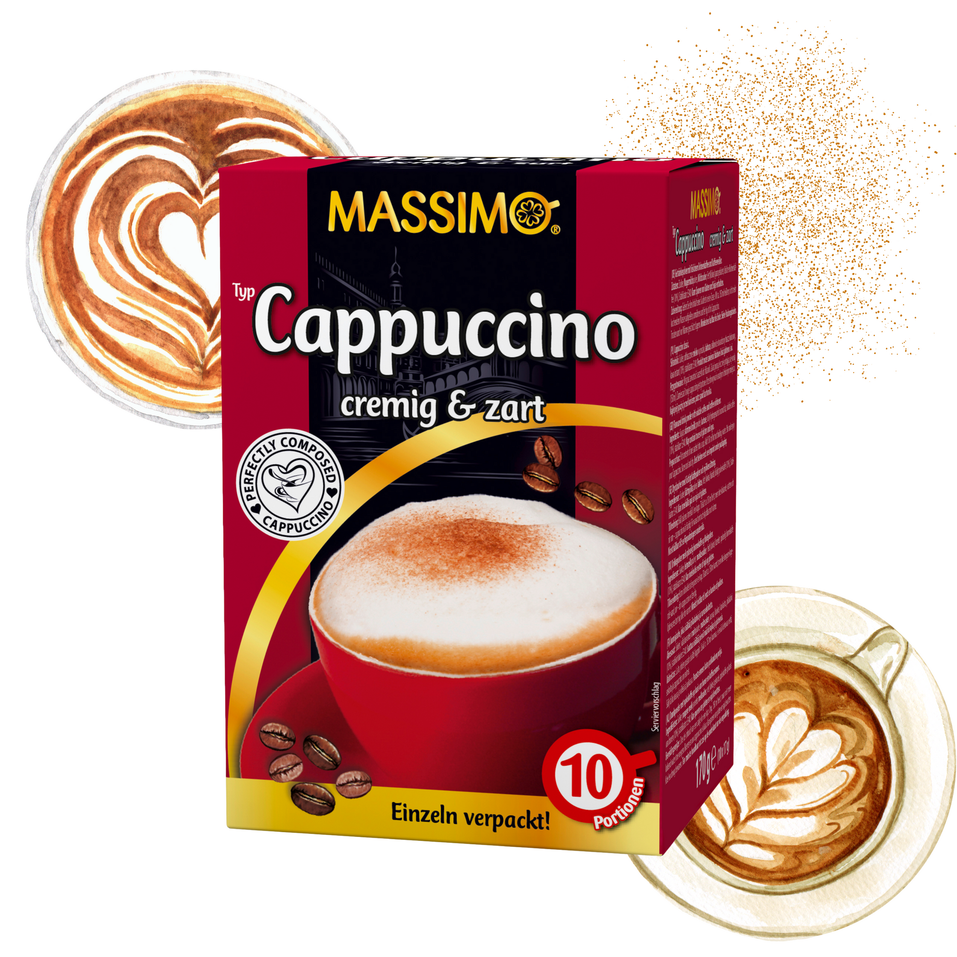MASSIMO Cappuccino Cremig & Zart 170g
