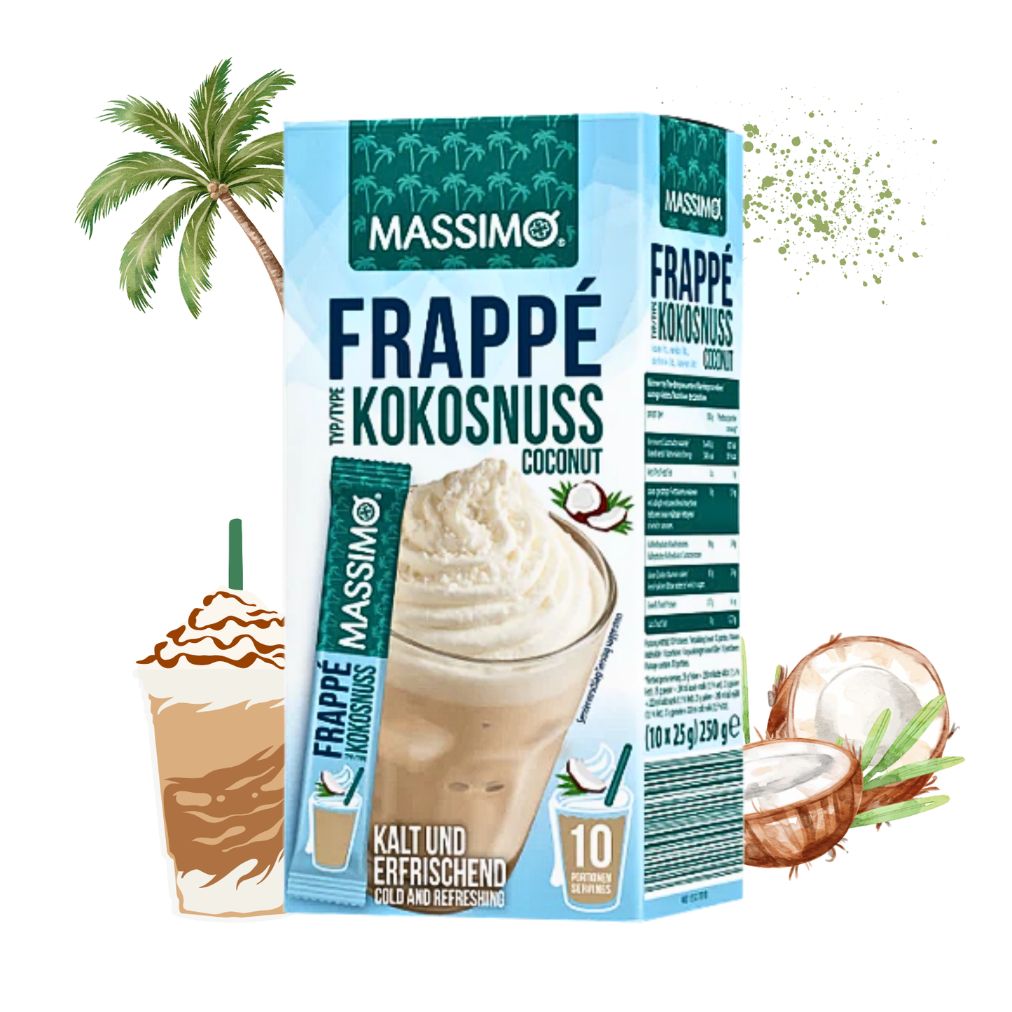 MASSIMO Frappé Kokosnuss 250g