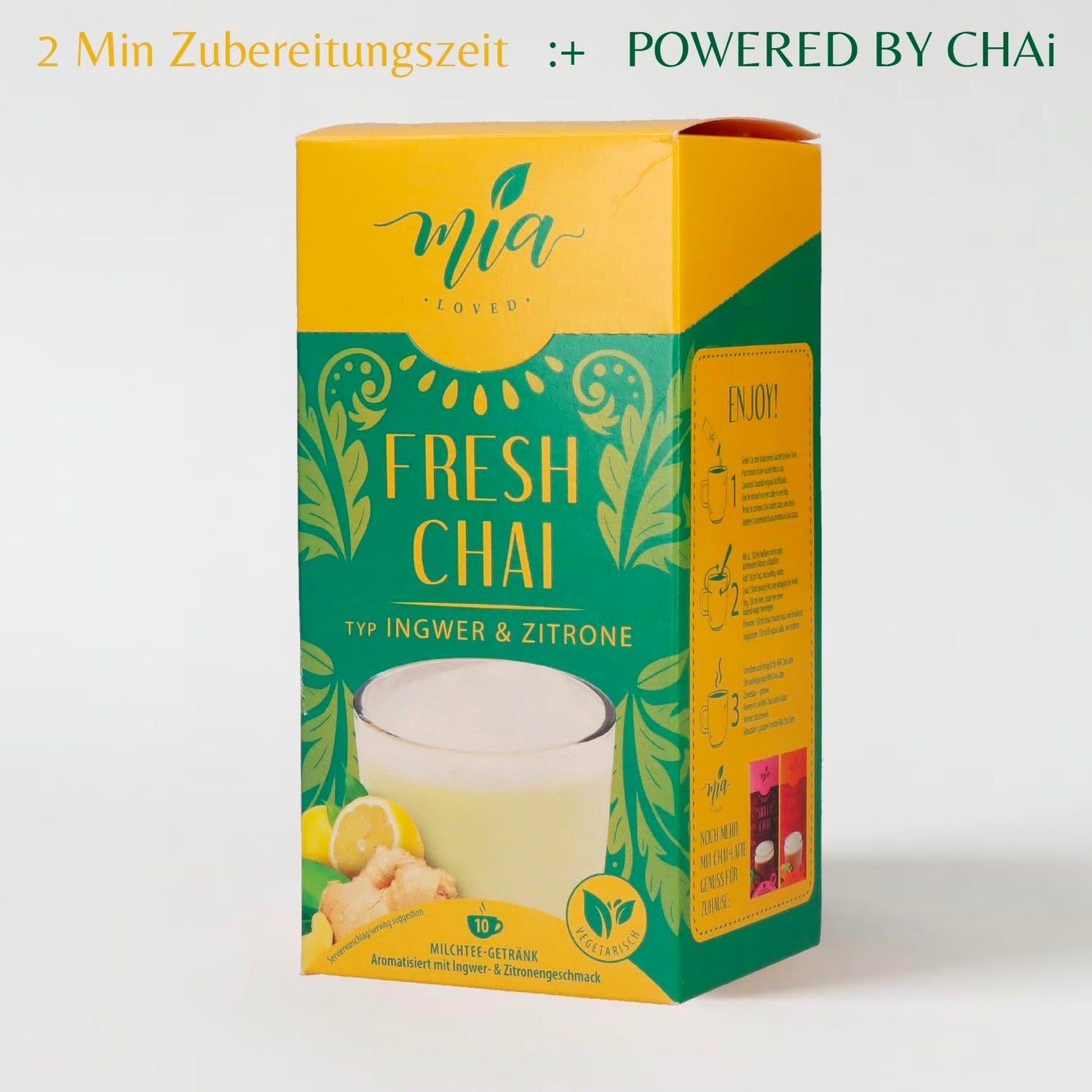 MIA LOVED Fresh Chai Ingwer & Zitrone 250g