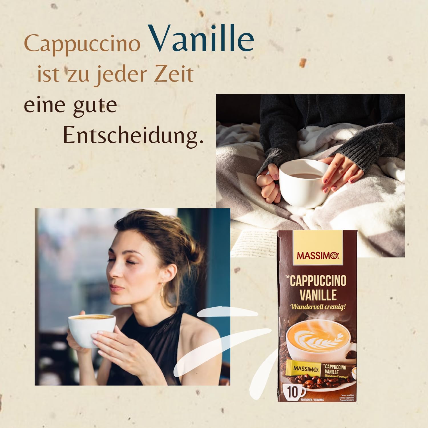 MASSIMO Cappuccino Vanille 125g