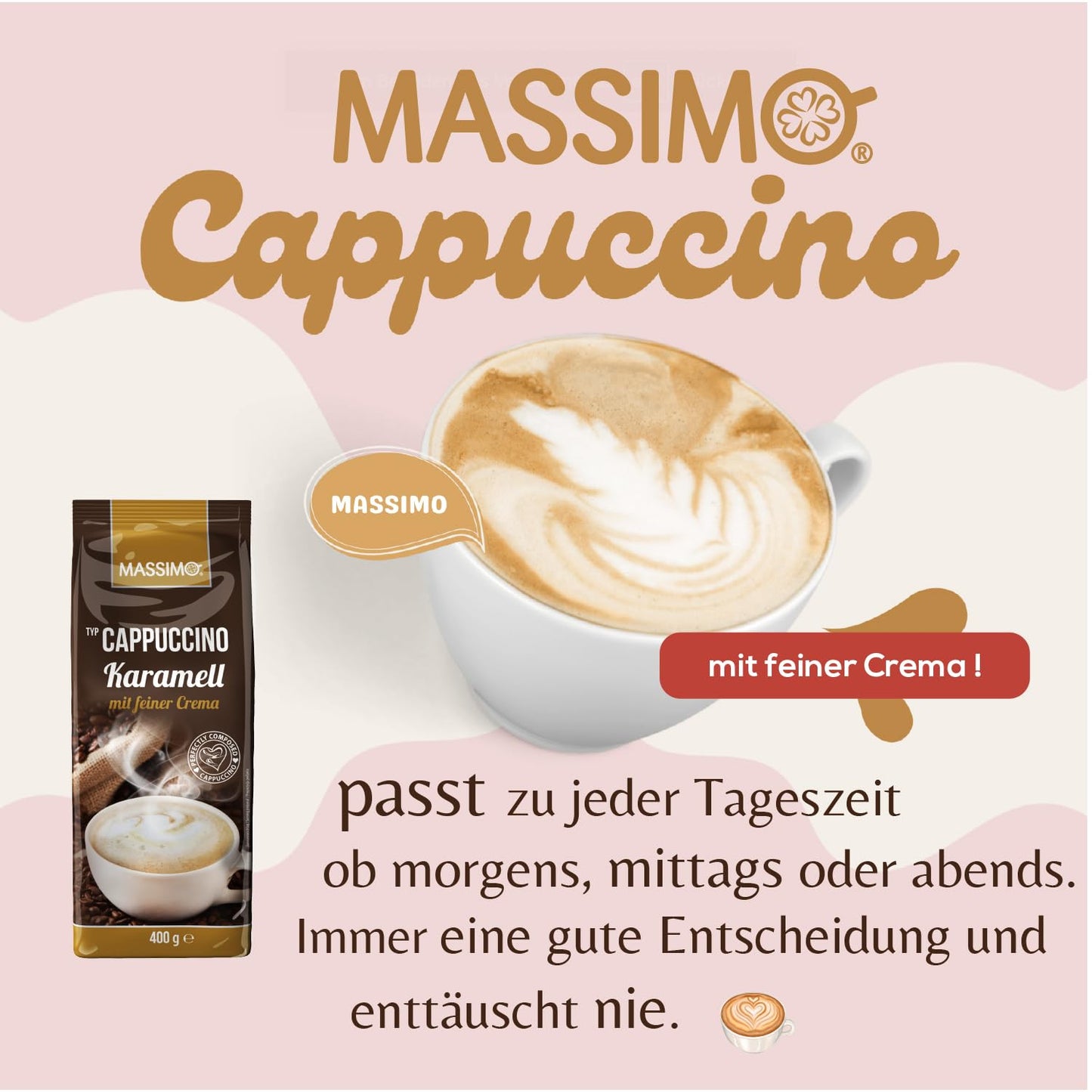 MASSIMO Cappuccino Karamell 10 x 400g