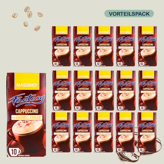 MASSIMO Cappuccino Karamell Krokant 16 x 125g